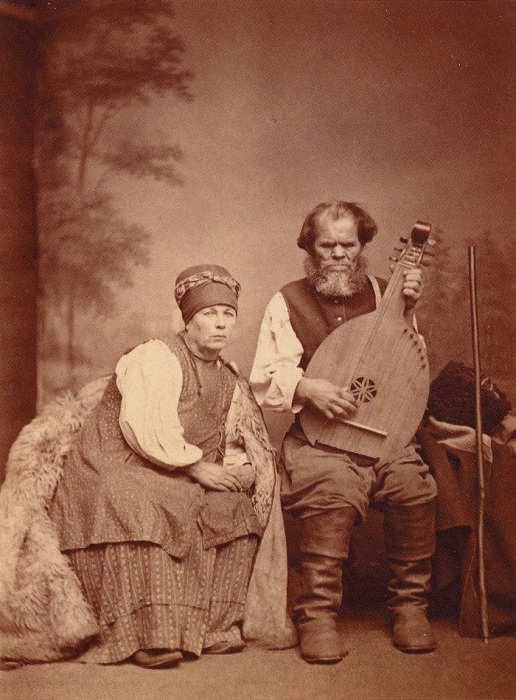 Старый кобзарь Остап Вересай из села Сокиринцы. 1873 год.