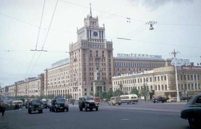 Гостиница Пекин на Большой Садовой. СССР, Москва, 1959 год.