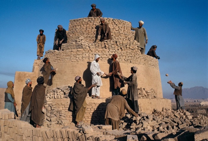 Перестройка печи. Афганистан, Кандагар, 1992 год.