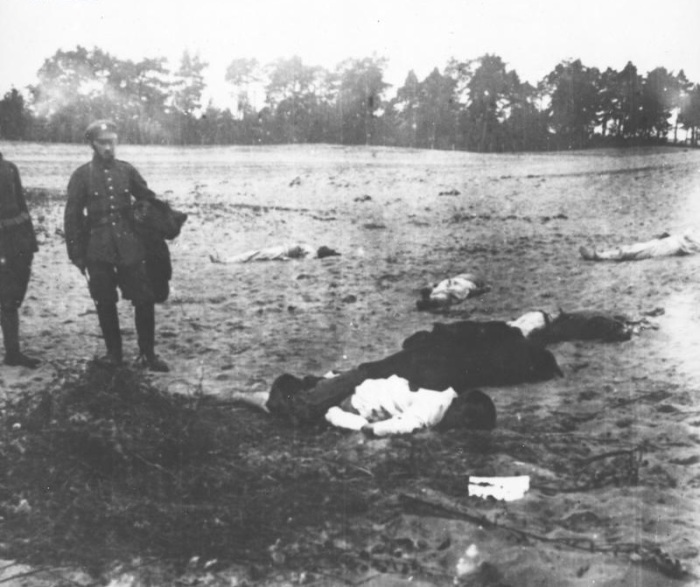 Солдаты из Сибирской бригады убитые около Хожеле. 1920-е годы.