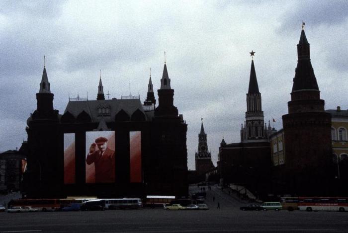 Главная площадь Москвы в 1988 году. 