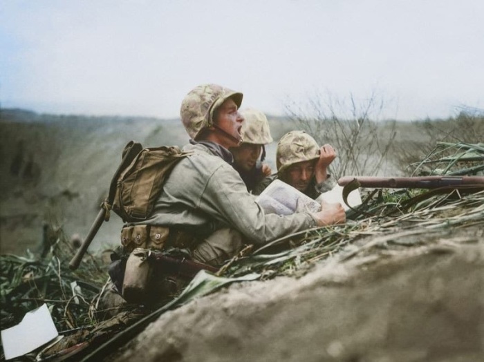 Союзники перед началом наступления, 1945 год.