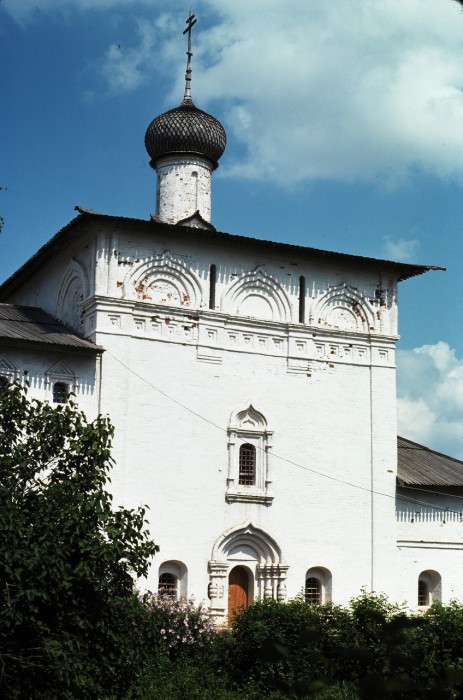  Никольская церковь в Спасо-Евфимиевском монастыре. СССР, Суздаль, 1975 год. 