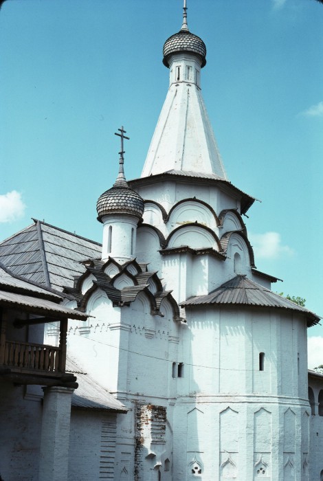  Успенская церковь в Спасо-Евфимиевском монастыре. СССР, Суздаль, 1975 год. 