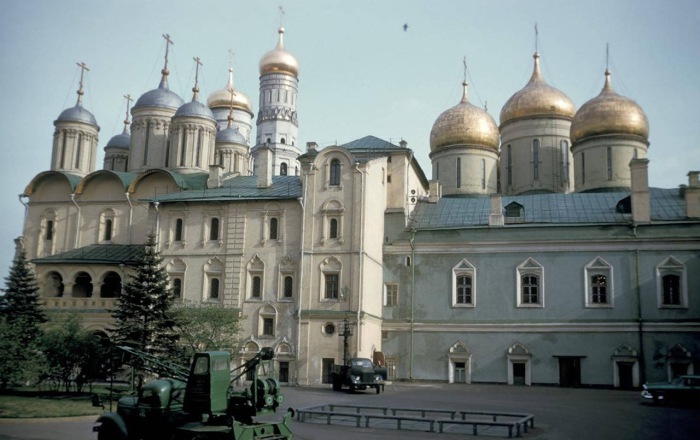  Собор Двенадцати Апостолов в Кремле. СССР, Москва, 1959 год.