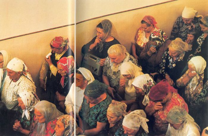 Одесские баптисты на служении в протестантской церкви. СССР, Одесса, 1970 год.