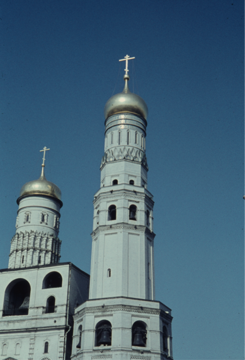 Купол колокольни Ивана Великого. Москва, 1961 год. 