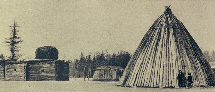 Усадьба зажиточного якута. Якутская область, начало 20 века.