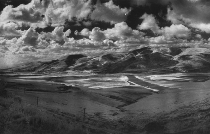 Долина Куры недалеко от Гори. СССР, Грузия, 1963 год.