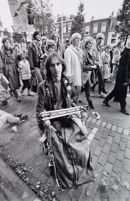 Мирный протест в Гааге против размещения крылатых ракет. Нидерланды, 1983 год.