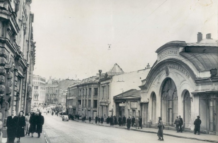 Кузнецкий мост. Москва, 1953 год. 