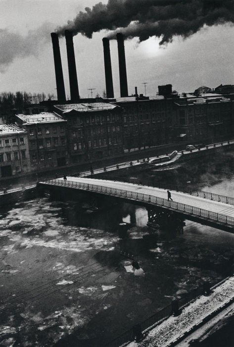 Протока дельты реки Невы. СССР, Ленинград, 1987 год. Автор фотографии: Boris Smelov.