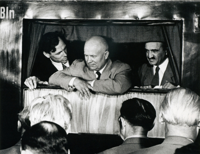 Отъезд Никиты Хрущева из ГДР, 1955 год.