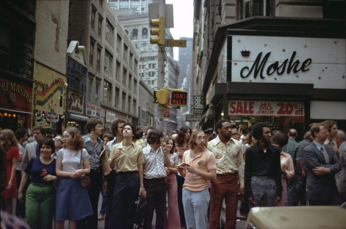 Мода второй половины XX века. Америка, Нью-Йорк, 1975 год.