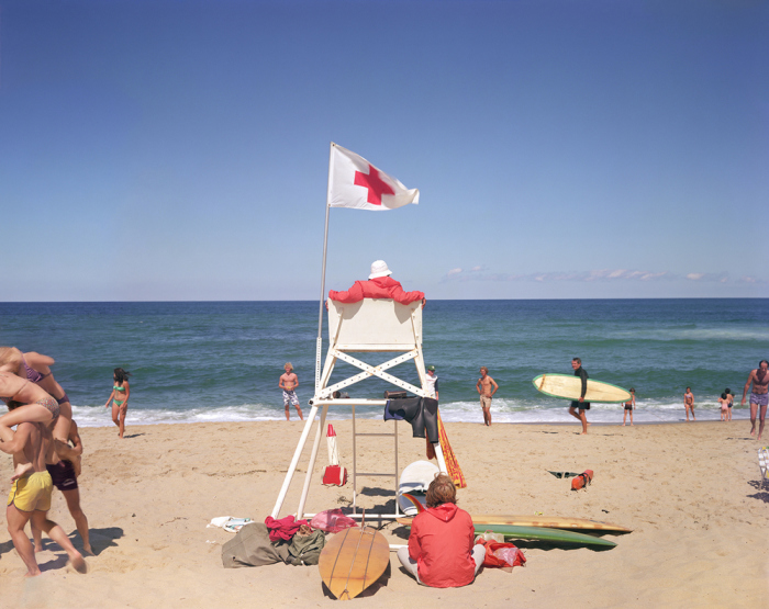 Пляжная спасательная вышка. Соединённые Штаты Америки, Труро, Массачусетс, 1976 год.