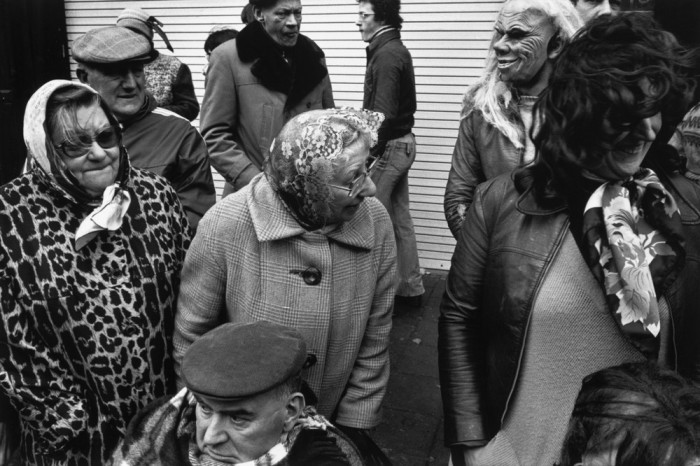 Уличная сцена в Бельгии в 1979 году.