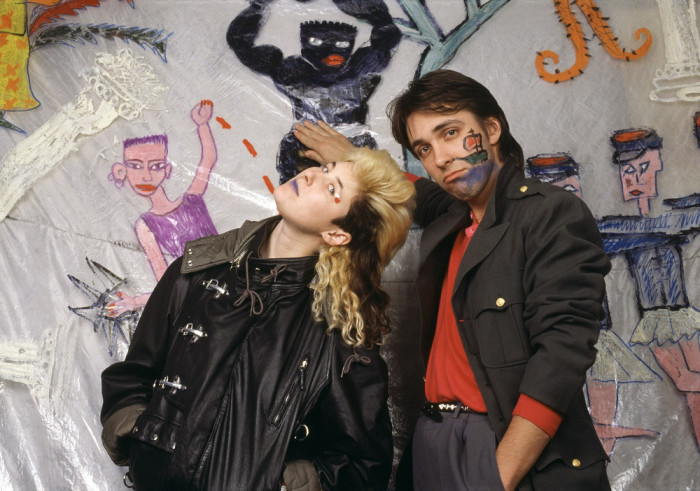 Сергей Курёхин и Джоанна Стингрей в Студии 50А, 1987 год.