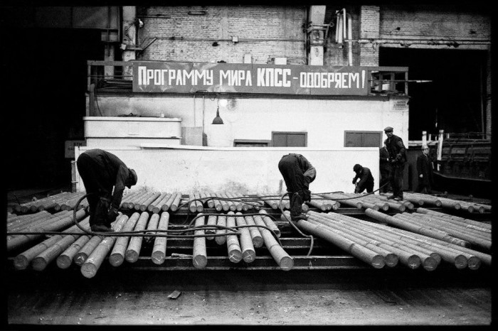 Среднесортный цех Кузнецкого металлургического комбината. Автор фотографии: Vladimir Vorobyov.