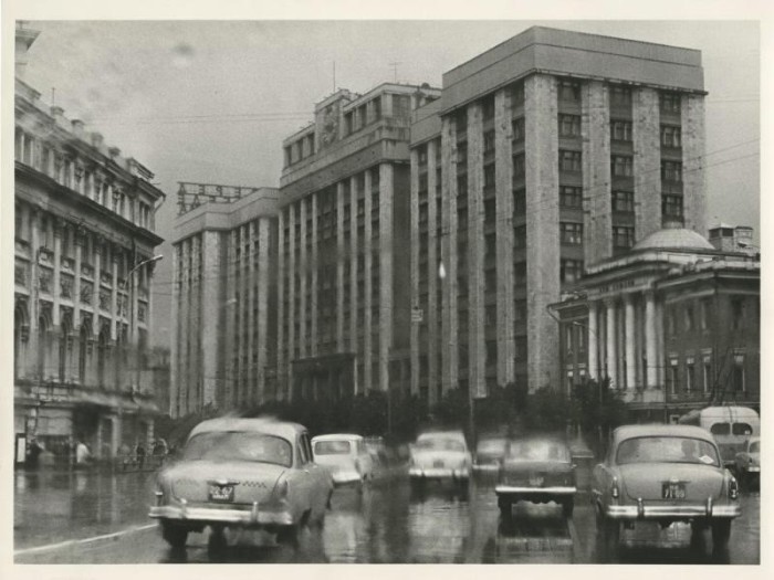 Здание Госплана. СССР, Москва, 1960 год.