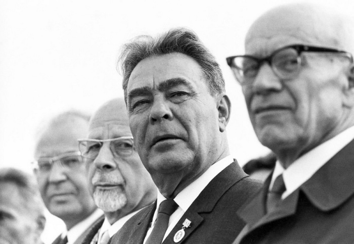 Леонид Брежнев. Восточный Берлин, 1969 год.