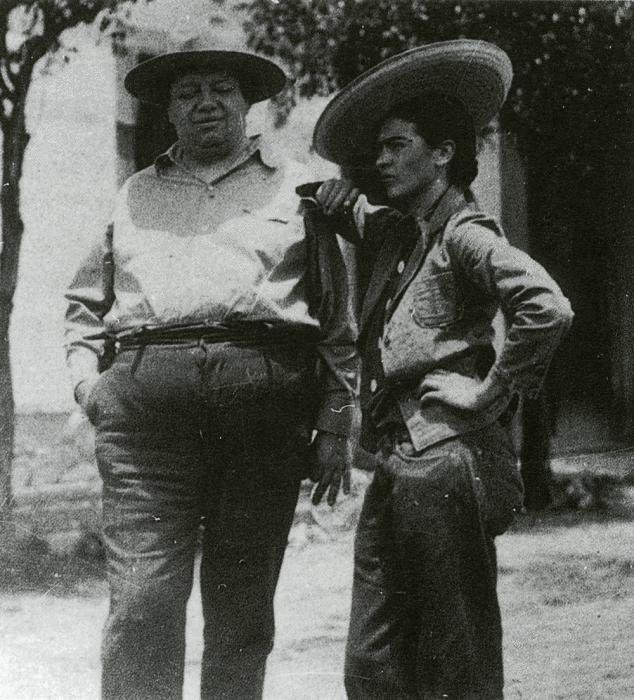 Экспрессивная художница Фрида Кало и эксцентричный монументалист Диего Ривера.
