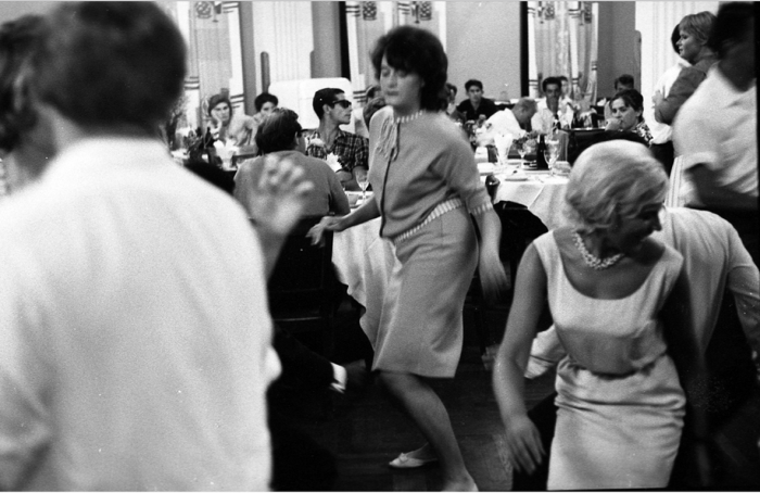 Танцы в ресторане. СССР, Москва, 1963 год.