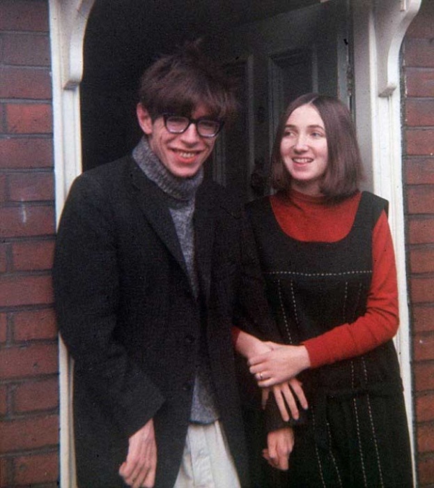 Стивен Хокинг с женой Джейн Уайлд, 1965 год.