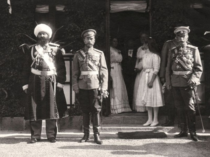 Встреча императора Николая II и эмира Бухарского.