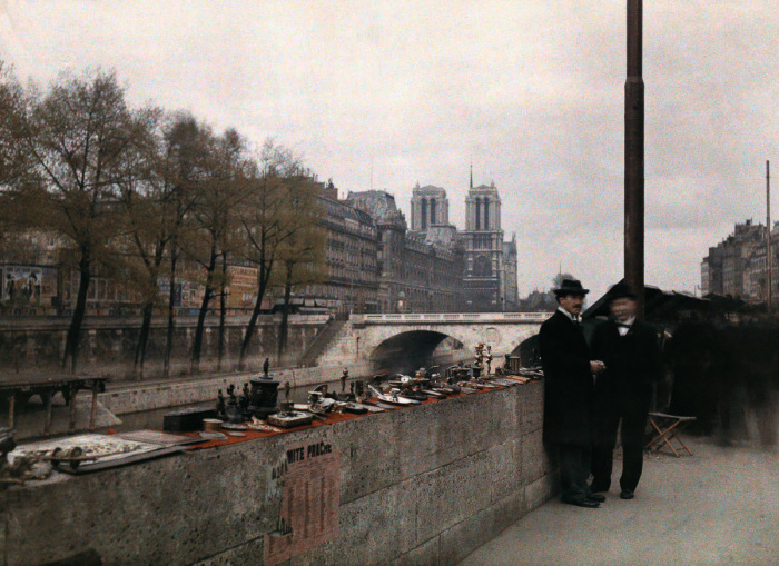 Paris en photographies couleur de 1923: Ville des lumières et de la romance