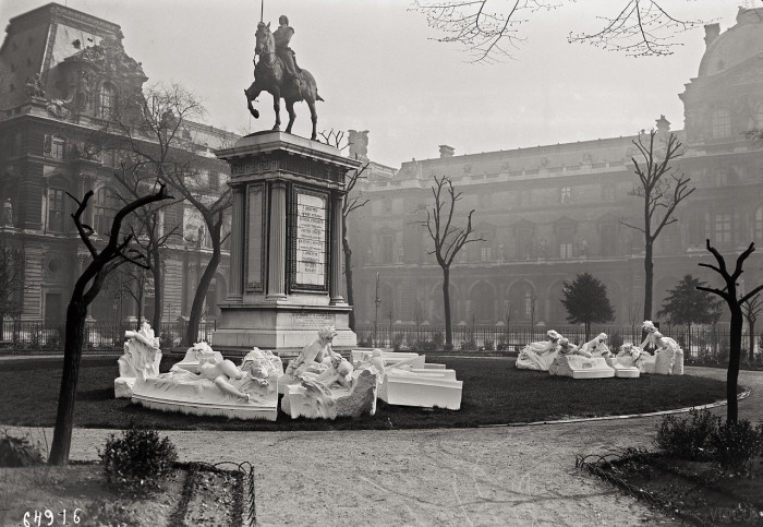 Конный памятник маркизу Лафайету. Франция, Париж, 1921 год.