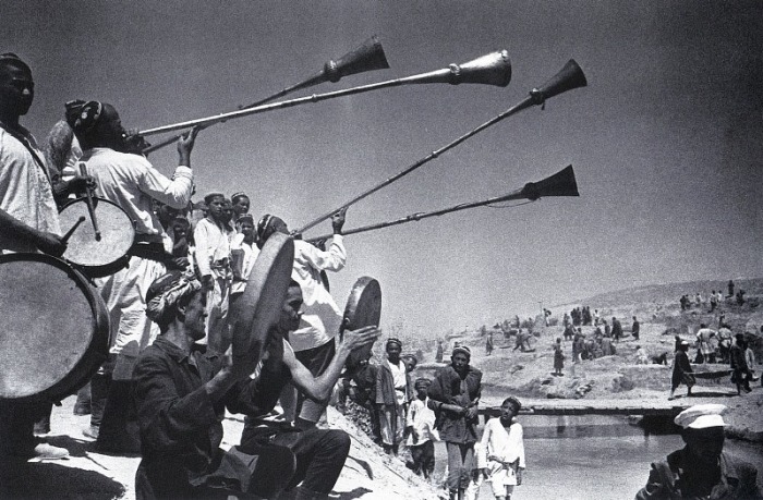 На строительстве Большого Ферганского канала, 1939 год.