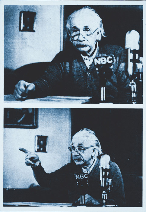 Альберт Эйнштейн даёт интервью в Принстоне, 1950 год.