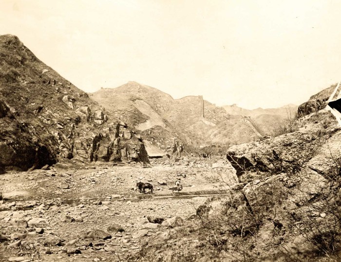 Вид на местность, которую видели путешественники в 19 веке.