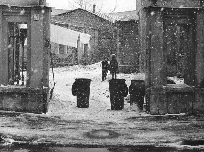 Арбатский переулок. СССР, Москва, 1960-е годы.