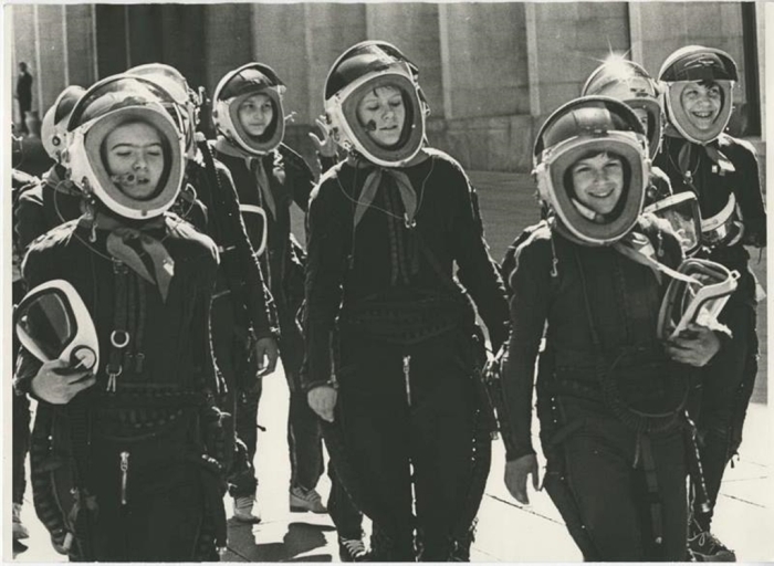 Будущие космонавты. СССР, 1965 год. Автор фотографии: Лагранж Владимир Руфинович.