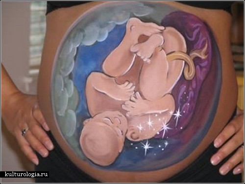 Боди-арт для беременных