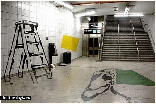 Подземное искусство на станции метро Bayview в Торонто от Пании Кларк Эспинал (Panya Clark Espinal)