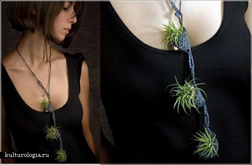 Живое ожерелье от дизайнера-авангардиста Paula Hayes