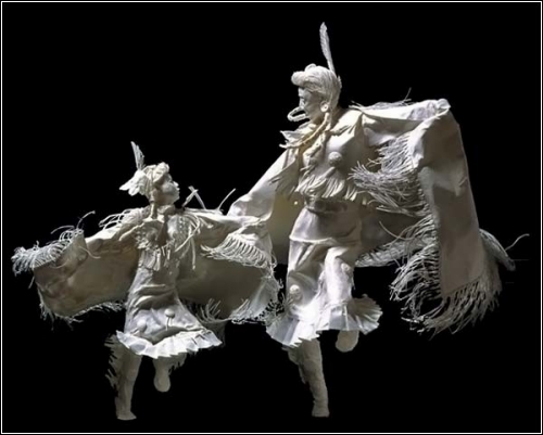 Бумажные скульптуры от Аллена и Пэтти Экман (Allen and Patty Eckman)