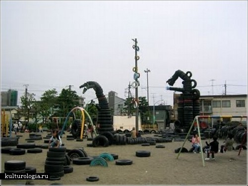 Детская игровая площадка Nishi-Rokugo, Токио