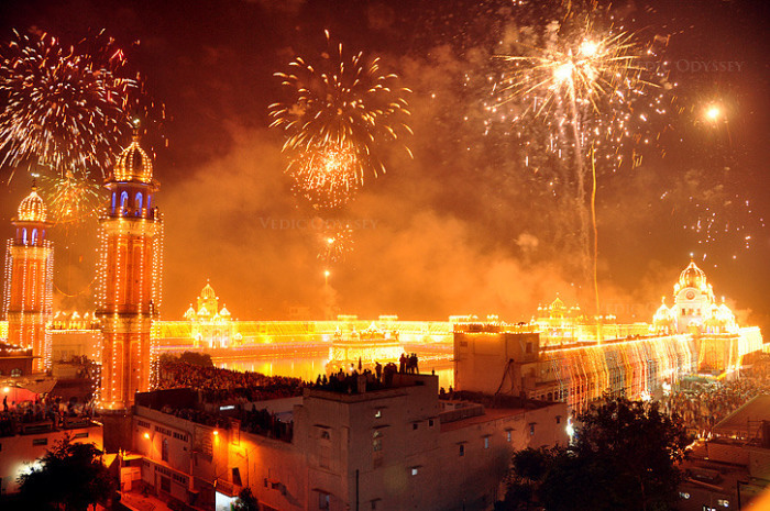 Торжества праздника Дивали над Майсуром. | Фото: commons.wikimedia.org.