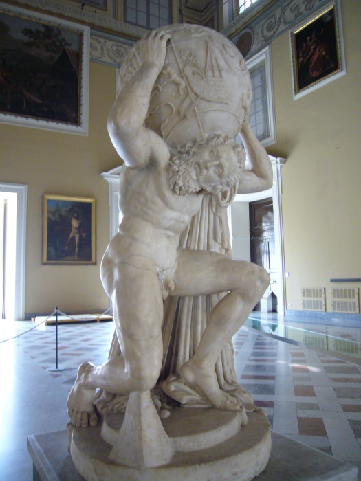Римская статуя Атланта, II век до н.э. | Фото: ru.wikipedia.org.