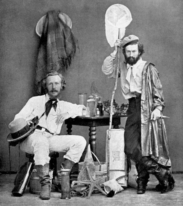 Эрнст Геккель и Николай Миклуха на Канарских островах, 1866 год. | Фото: ru.wikipedia.org.
