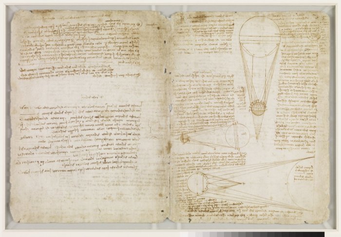 Лестерский кодекс Леонардо да Винчи. | Фото: businessinsider.com.