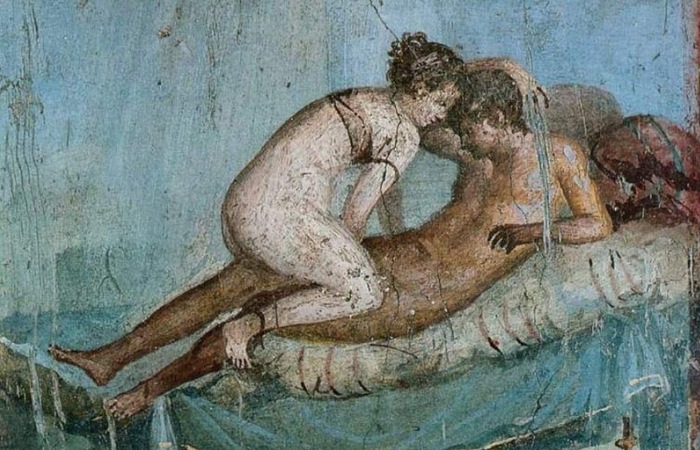 Эротическая фреска в Помпеях. | Фото: snesroms.ru.