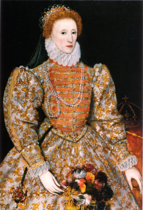 Портрет королевы Англии Елизаветы I Тюдор, 1575 год. | Фото: en.wikipedia.org.