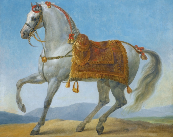 Маренго – самый знаменитый конь Наполеона Бонапарта. Ануан-Жан Гро. | Фото: fr.wikipedia.org.
