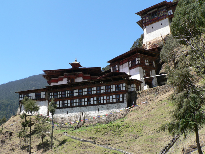 Монастырь Чагри, Бутан. | Фото: commons.wikimedia.org.