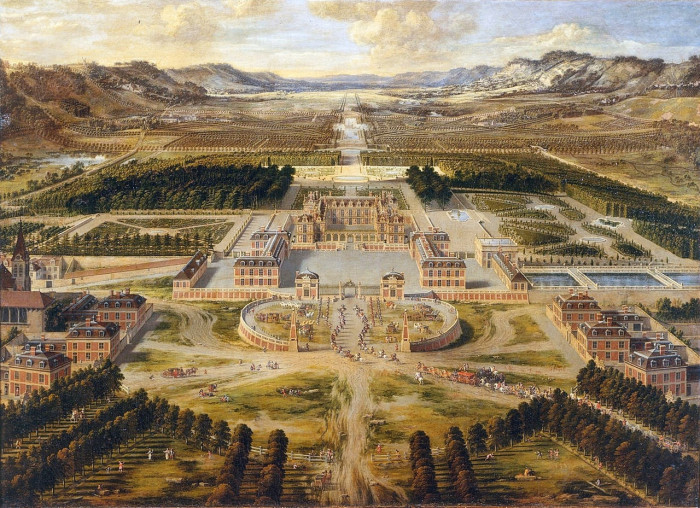 Версальский дворец. Pierre Patel, 1668 год. | Фото: fiveminutehistory.com.