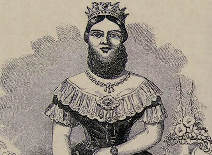 Бородатая женщина Жозефина Клофулия.